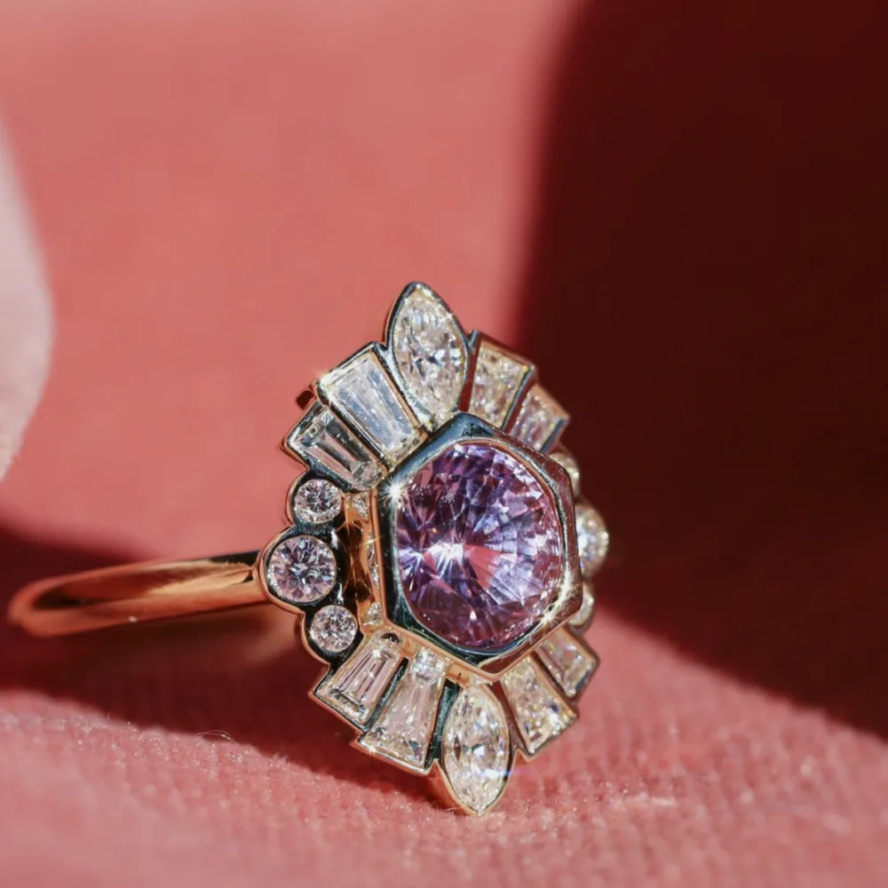 Marrow Fine Ready To Ship | Ready To Ship^1.55ct Sapphire Stella Ring 14kyellowgold