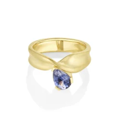 Marrow Fine Ready To Ship | Ready To Ship^1.06ct Sapphire Twist Ring 14kyellowgold