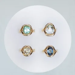 Marrow Fine Florence Ring | Ready To Ship^4.81ct Snakehead Green Beryl Marrow x Sammi Florence Ring 14kyellowgold