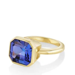 Marrow Fine Ready To Ship | Ready To Ship^7.54ct Tanzanite Bezel Ring 14kyellowgold