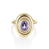 Marrow Fine The Shape Of Things Collection^1.45ct Tanzanite In-Orbit Ring 14kyellowgold