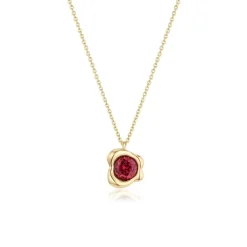 Marrow Fine Birthstone Collection | Necklaces^3.47ct Zircon Abstract Bezel Necklace 14kyellowgold