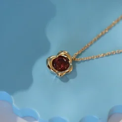 Marrow Fine Birthstone Collection | Necklaces^3.47ct Zircon Abstract Bezel Necklace 14kyellowgold