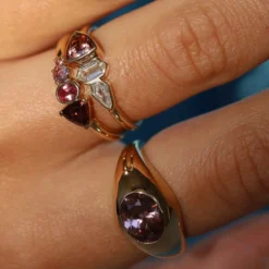 Marrow Fine One-of-a-kind Pieces^2.58ct Zircon Bombe Ring 14kyellowgold