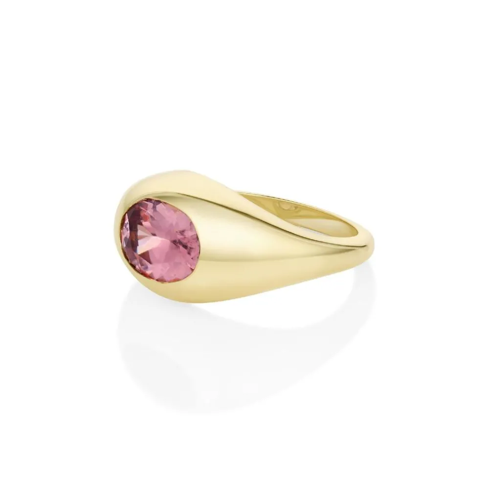 Marrow Fine One-of-a-kind Pieces^2.58ct Zircon Bombe Ring 14kyellowgold