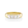 Marrow Fine Ready To Ship | Ready To Ship^1.60ctw French Cut White Diamond Band 14kyellowgold