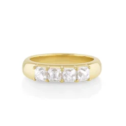 Marrow Fine Ready To Ship | Ready To Ship^1.60ctw French Cut White Diamond Band 14kyellowgold