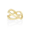 Marrow Fine Graduation Gifts | The Shape Of Things Collection^Curved Freeform Gold Ring