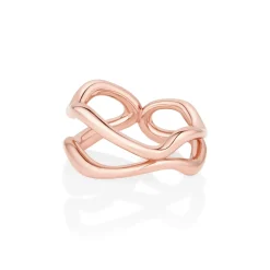 Marrow Fine Graduation Gifts | The Shape Of Things Collection^Curved Freeform Gold Ring