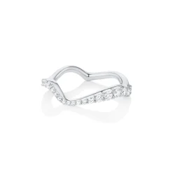 Marrow Fine For The New Mom | Anniversary Gifts^Curved Pavé White Diamond Ring