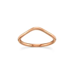 Marrow Fine Wedding Bands | Rings^Everyday Simple Wave Band | Gold Wave Shaped Band