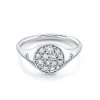 Marrow Fine For The New Mom | Anniversary Gifts^Full Moon Signet Ring | Moon Gold Diamond Ring