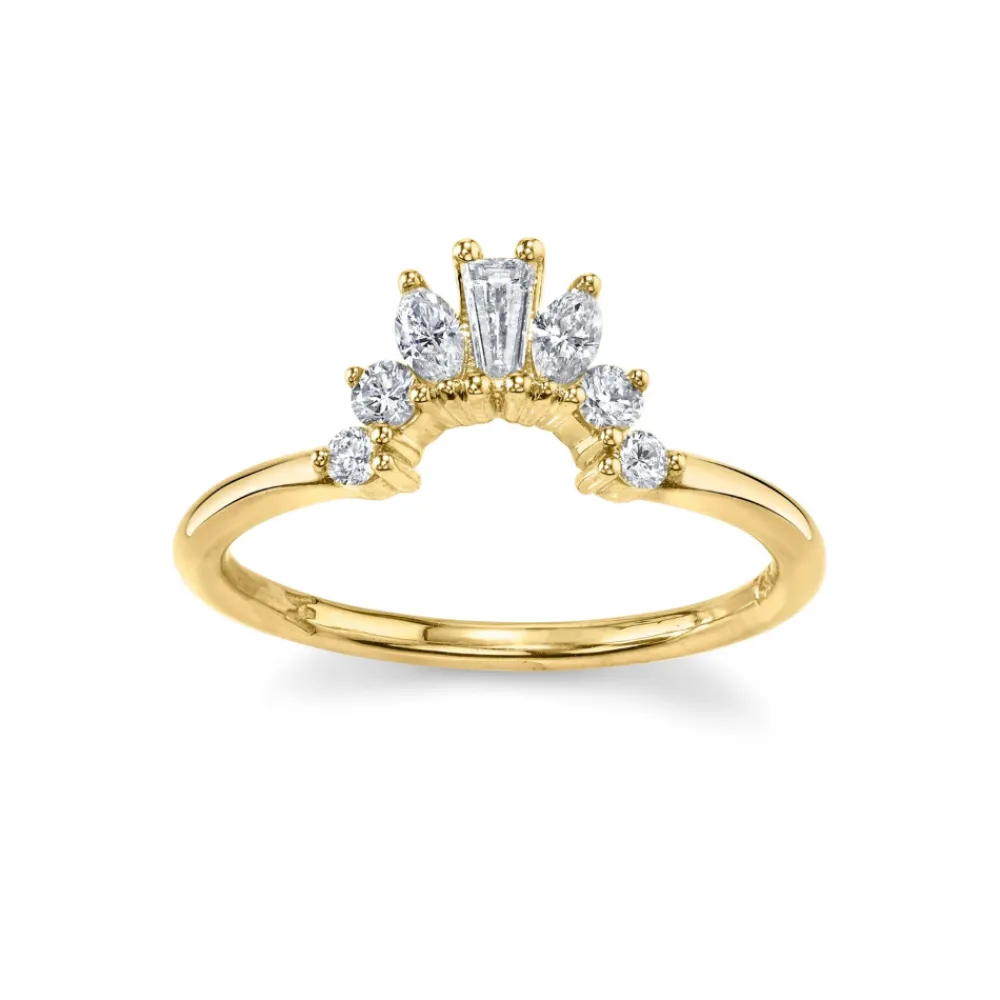 Marrow Fine For The New Mom | Wedding Bands^Gemma Ballerina Ring | Art Deco Inspired Wedding Ring