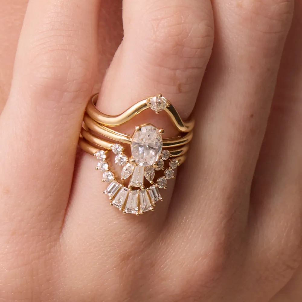 Marrow Fine For The New Mom | Wedding Bands^Gemma Ballerina Ring | Art Deco Inspired Wedding Ring