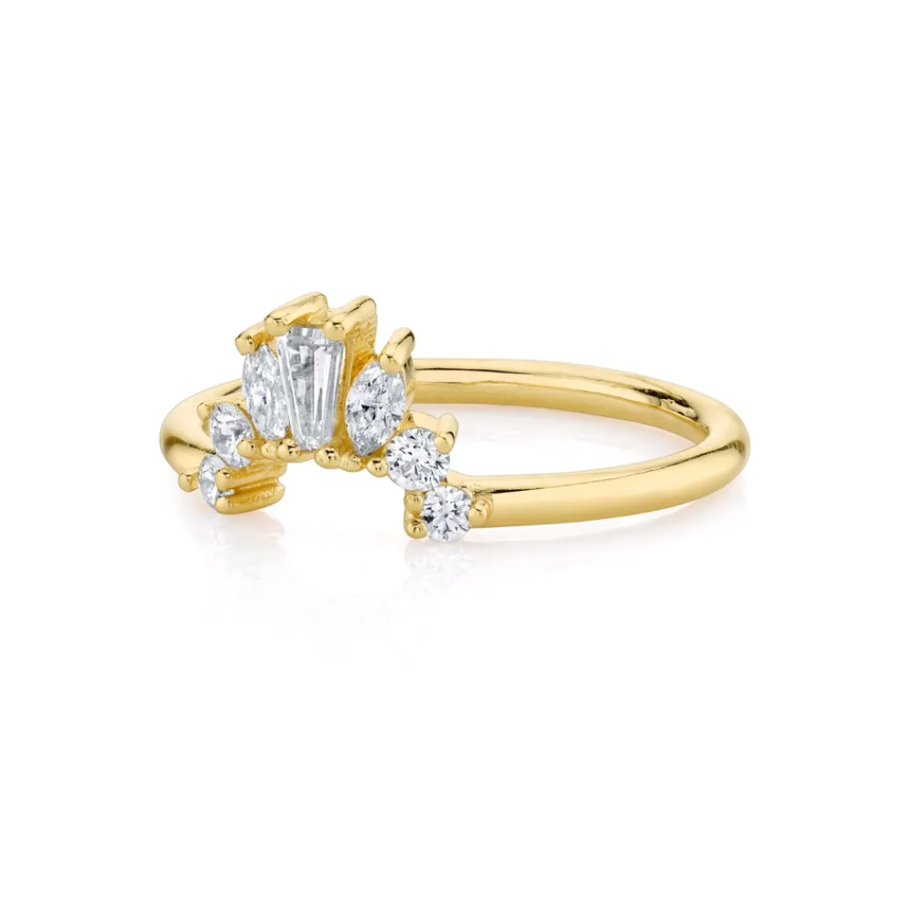Marrow Fine For The New Mom | Wedding Bands^Gemma Ballerina Ring | Art Deco Inspired Wedding Ring