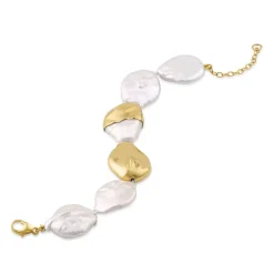 Marrow Fine For The Bride-to-be | Bracelets^Gold-Dipped Baroque Pearl Bracelet