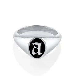Marrow Fine For The New Mom | Anniversary Gifts^Initial Enamel Signet Ring