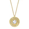 Marrow Fine Birthstone Collection | Most Gifted^La Femme Amulet | Rose Cut White Diamond Medallion Necklace