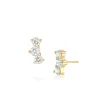 Marrow Fine Earrings^Large White Diamond Orion Studs