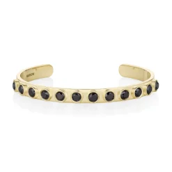 Marrow Fine Bracelets^LBC | Little Black Cuff with Black Diamonds
