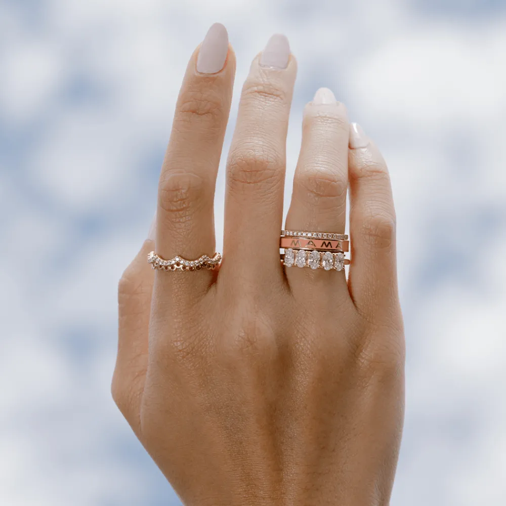Marrow Fine For The Bride-to-be | Anniversary Gifts^Love Goes Round White Diamond Eternity Band