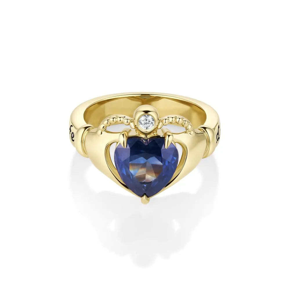 Marrow Fine Sempre Ring | Ready To Ship^Marrow x Sammi 2.82ct Sapphire Sempre Ring 14kyellowgold