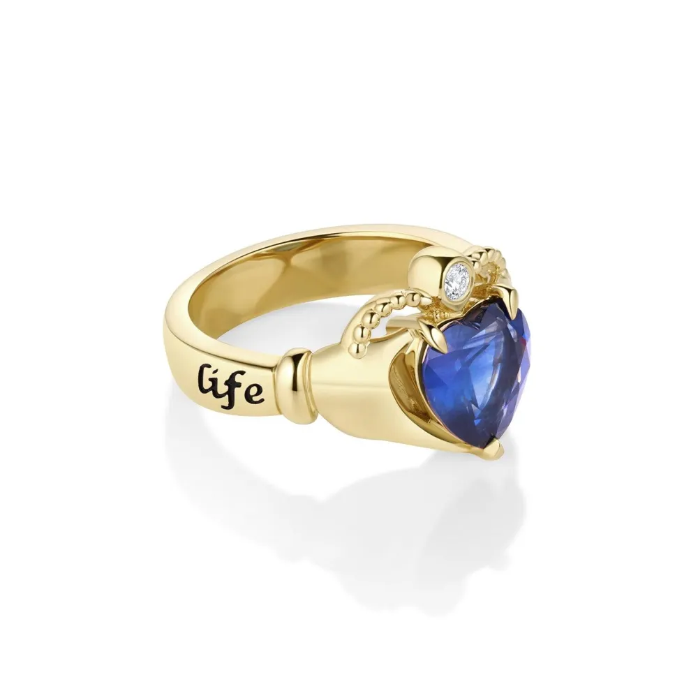Marrow Fine Sempre Ring | Ready To Ship^Marrow x Sammi 2.82ct Sapphire Sempre Ring 14kyellowgold