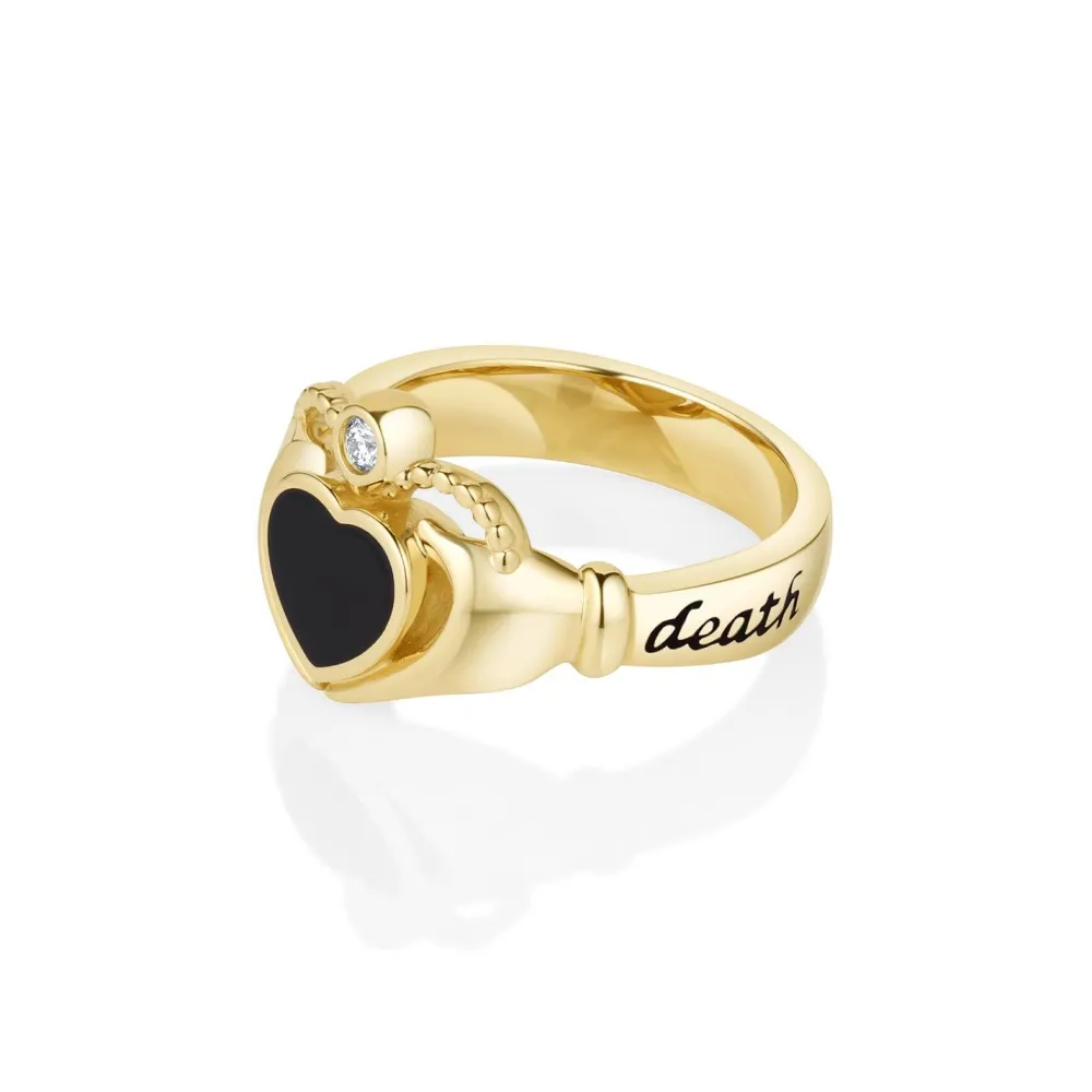 Marrow Fine Anniversary Gifts | Sammi's Favorites^Marrow x Sammi Enamel Sempre Ring 14kyellowgold