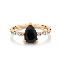 Marrow Fine Rings^Mini Sweet Melissa Black Onyx Ring | Black Onyx Ring