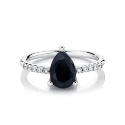Marrow Fine Rings^Mini Sweet Melissa Black Onyx Ring | Black Onyx Ring