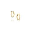 Marrow Fine Under | Under^Mini White Diamond Hoops - 10mm