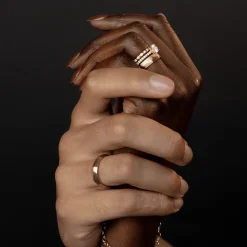 Marrow Fine Men's Bands | Wedding Bands^5mm Hand Carved Geo Band