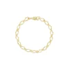 Marrow Fine Graduation Gifts | The Shape Of Things Collection^8mm Sculpted Link Gold Bracelet