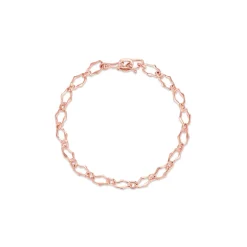Marrow Fine Graduation Gifts | The Shape Of Things Collection^8mm Sculpted Link Gold Bracelet