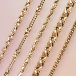 Marrow Fine Necklaces^4.5mm Unisex Rope Chain 14kyellowgold