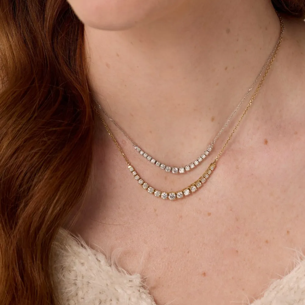 Marrow Fine For The New Mom | Anniversary Gifts^Naomi White Diamond Graduated Necklace