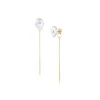 Marrow Fine For The Bride-to-be | Most Gifted^Organic Pearl Chain Studs