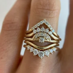 Marrow Fine Wedding Bands | Rings^Seven Stars Nesting Ring | Unique Bridal Nesting Band