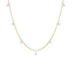 Marrow Fine Anniversary Gifts | Graduation Gifts^Seven Stone Diamond Drop Choker