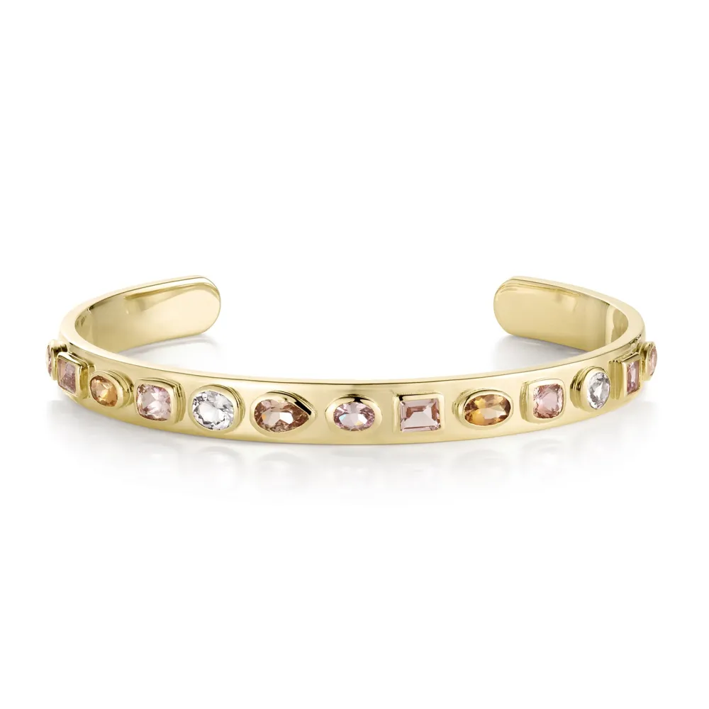 Marrow Fine Ready To Ship | Ready To Ship^3.30tcw Fancy Tanzanite Cuff 14kyellowgold