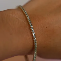 Marrow Fine One-of-a-kind Pieces | Bracelets^5.34tcw Green Sapphire Tennis Bracelet 14kyellowgold