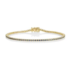 Marrow Fine One-of-a-kind Pieces | Bracelets^1.56tcw Indigo Sapphire Tennis Bracelet 14kyellowgold