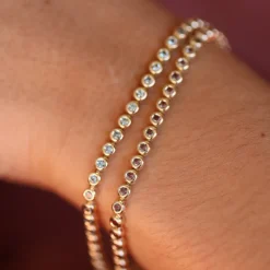 Marrow Fine One-of-a-kind Pieces | Bracelets^1.94tcw Reddish-Orange Sapphire Tennis Bracelet 14kyellowgold