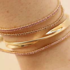 Marrow Fine One-of-a-kind Pieces | The Tennis Collection^1.56tcw Rose Sapphire Tennis Bracelet 14kyellowgold