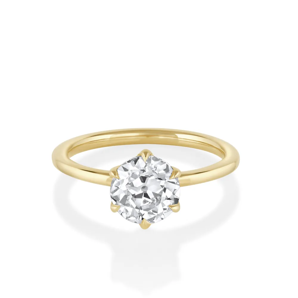 Marrow Fine Engagement Rings^The Camille Round Brilliant Solitaire Engagement Ring