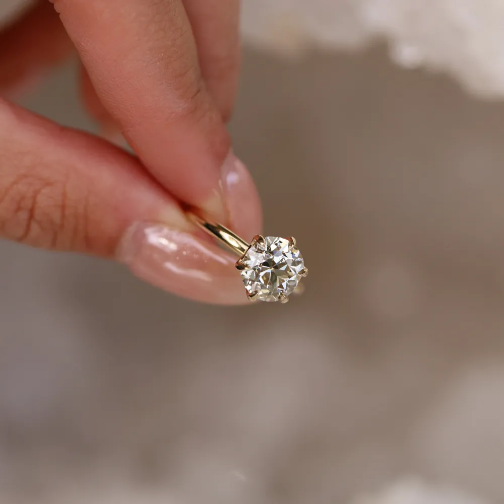 Marrow Fine Engagement Rings^The Camille Round Brilliant Solitaire Engagement Ring
