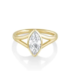 Marrow Fine Engagement Rings^The Colette Marquise Split Shank Engagement Ring