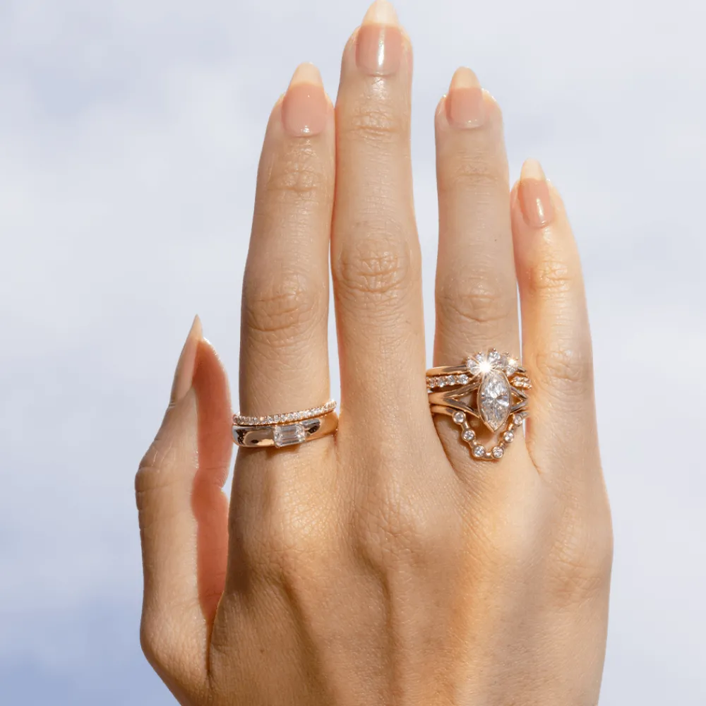 Marrow Fine Engagement Rings^The Elodie Emerald Cut Engagement Ring