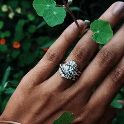 Marrow Fine Engagement Rings^The Elspeth Three Stone Engagement Ring