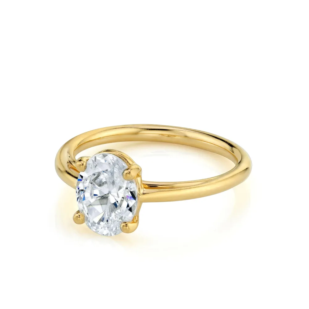 Marrow Fine Engagement Rings^The Helene Oval Solitaire Engagement Ring
